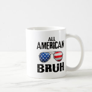 All American Bruh 4th Of July Boys Patriotic Teens Coffee Mug