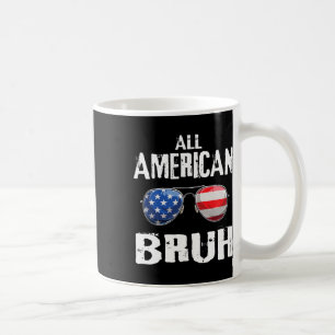 All American Bruh 4th Of July Boys Patriotic Teens Coffee Mug