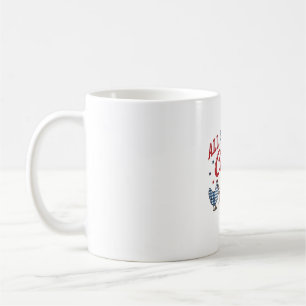 All American Chick Patriotic Chicken Shirt Design_ Coffee Mug