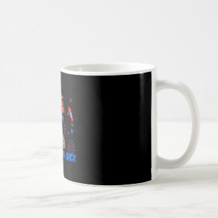 All American Chick Patriotic Usa Flag Chicken 4th Coffee Mug