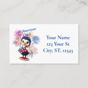 All-American Chick Thunder_Cove  Business Card
