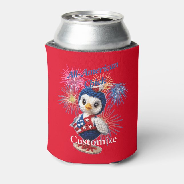 All-American Chick Thunder_Cove  Can Cooler (Can Back)