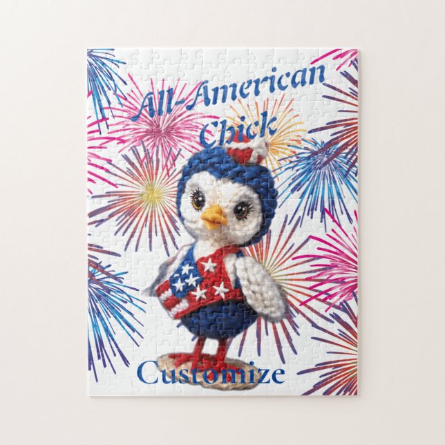 All-American Chick Thunder_Cove  Jigsaw Puzzle (Vertical)