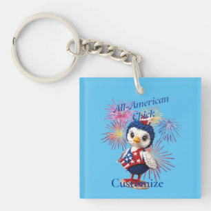 All-American Chick Thunder_Cove Key Ring
