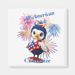 All-American Chick Thunder_Cove Magnet