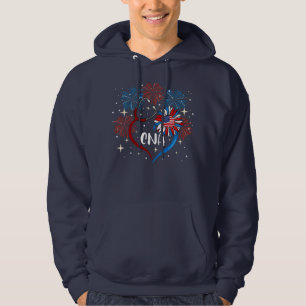 All American CNA Life American Flag Sunflower 4th Hoodie