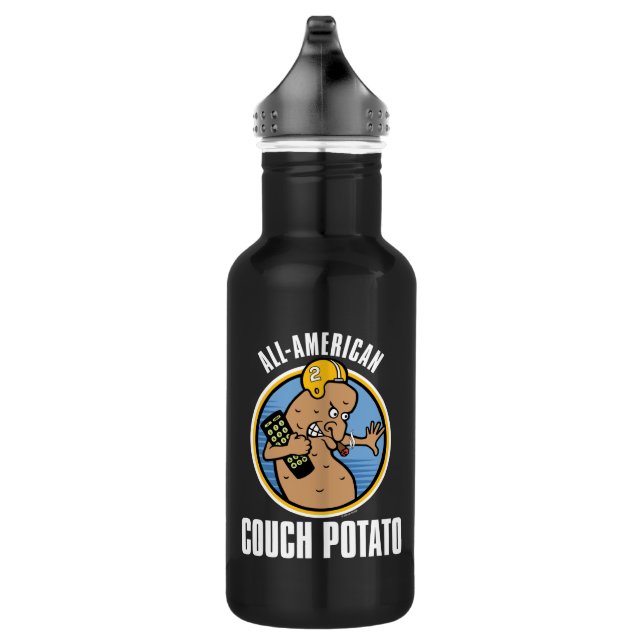 All-American Couch Potato 532 Ml Water Bottle (Right)