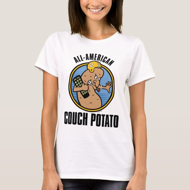 All-American Couch Potato T-Shirt (Front)
