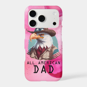 All American Dad 4th of July Bald Eagle USA Flag