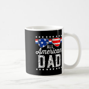 All American Dad 4th Of July Father's Day Sungles Coffee Mug