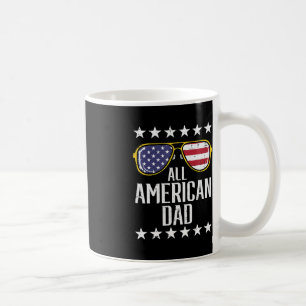 All American Dad 4th Of July Memorial Day Matching Coffee Mug