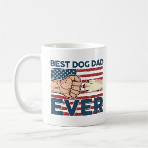 All American Dog Dad T-shirt Coffee Mug
