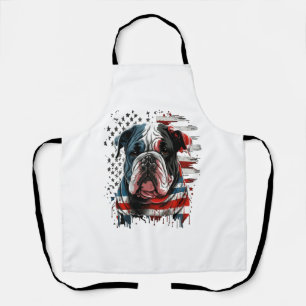 ALL AMERICAN DOG-lovers english bulldog 1 Apron