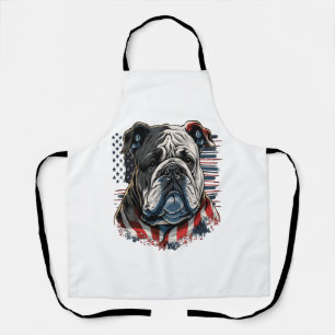 ALL AMERICAN DOG-lovers english bulldog 3 Apron