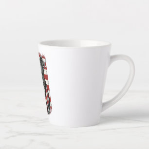 ALL AMERICAN DOG-lovers english bulldog Latte Mug