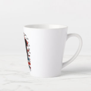 ALL AMERICAN DOG-lovers english bulldog Latte Mug