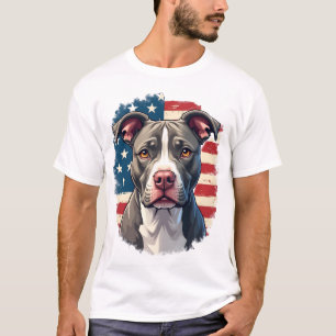 ALL AMERICAN DOG-lovers pit bul (1) T-Shirt