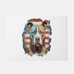 ALL AMERICAN DOG-lovers pit bull 1 Doormat