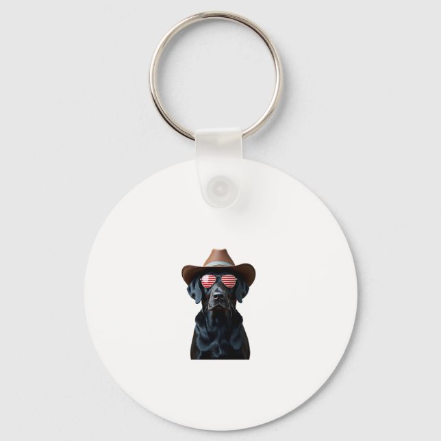 ALL AMERICAN DOG-lovers pit bull (1) Key Ring (Front)