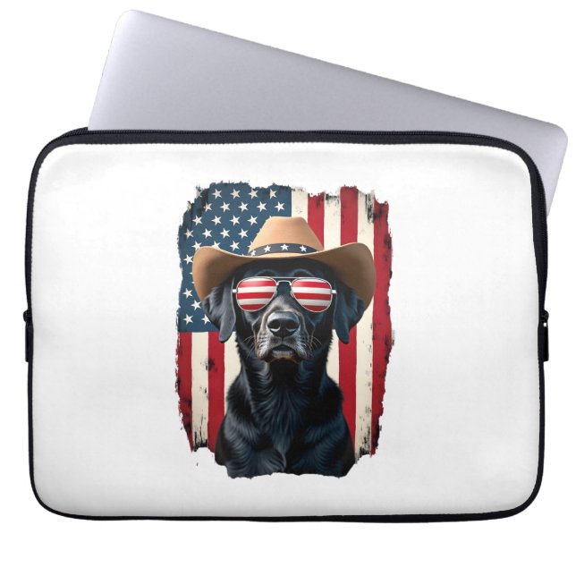 ALL AMERICAN DOG-lovers pit bull  (1) Laptop Sleeve (Front)