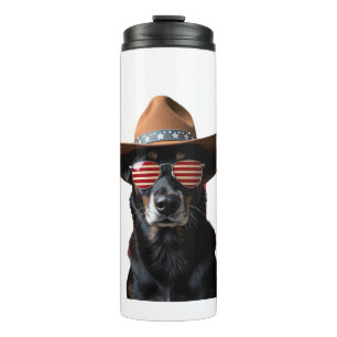 ALL AMERICAN DOG-lovers pit bull (2) Thermal Tumbler