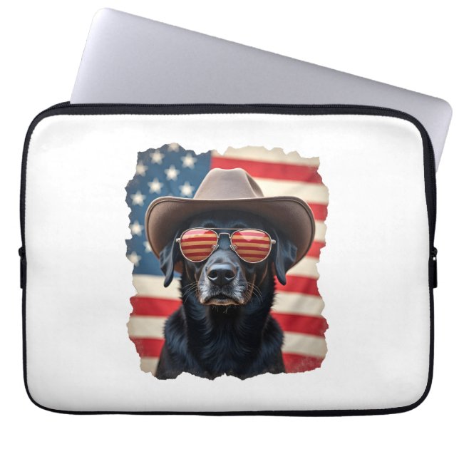 ALL AMERICAN DOG-lovers pit bull  (3) Laptop Sleeve (Front)