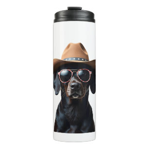 ALL AMERICAN DOG-lovers pit bull (3) Thermal Tumbler