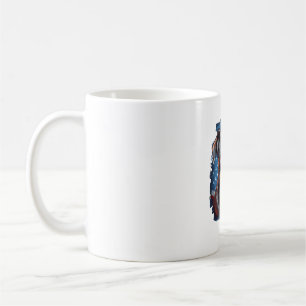 ALL AMERICAN DOG-lovers pit bull Coffee Mug