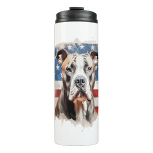 ALL AMERICAN DOG-lovers pit bull Thermal Tumbler
