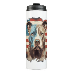ALL AMERICAN DOG-lovers pit bull Thermal Tumbler