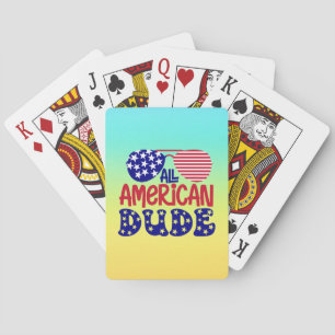 All American Dude-32286 Playing Cards