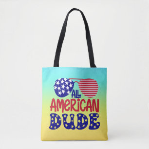 All American Dude-32286 Tote Bag