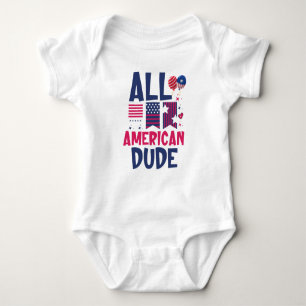 All American Dude-96993 Baby Bodysuit