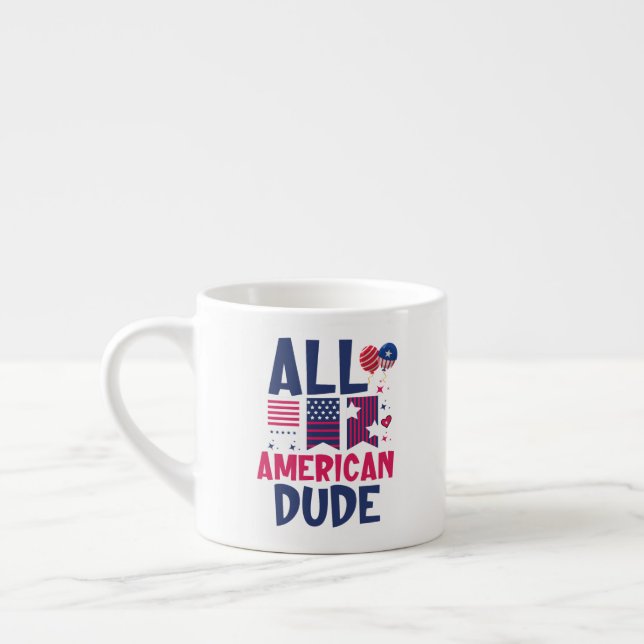 All American Dude-96993 Espresso Cup (Left)