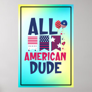 All American Dude-96993 Poster