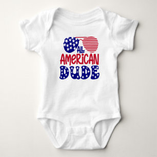 All American Dude Baby Bodysuit