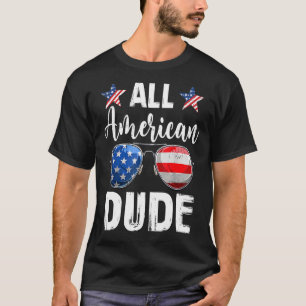 All American Dude Matching Family Fourth 4th Of Ju T-Shirt
