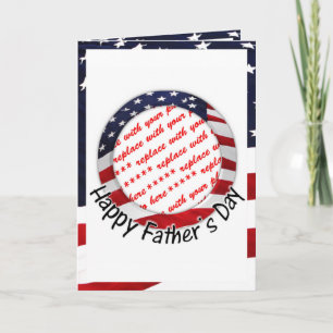 All American Father's Day Frame Card