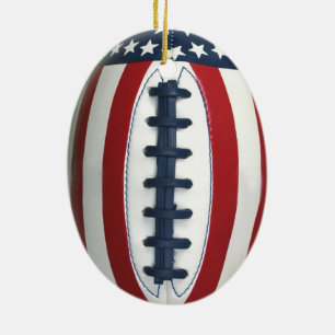 All-American Football Christmas Ornament