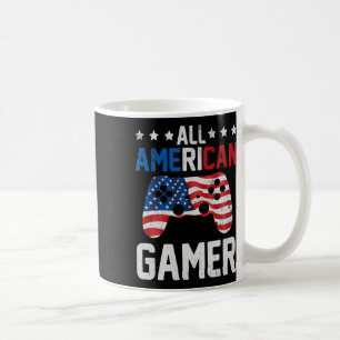 All American Gamer 4th Of July Boys Toddler Patrio Coffee Mug