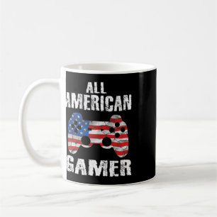 All American Gamer 4th Of July Video Games Boys Te Coffee Mug