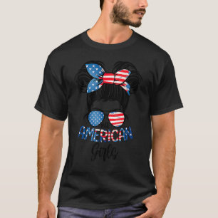 All American Girl 4th Of July Family Matching Sung T-Shirt