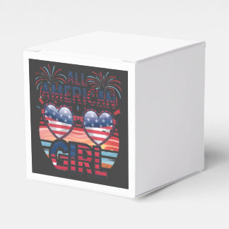 All American girl Favour Box