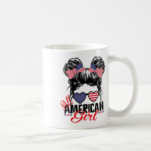All American Girl Funny Independence 4th Of July P Coffee Mug