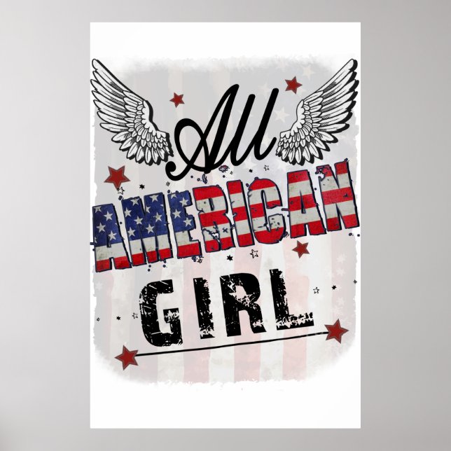All American Girl Poster (Front)