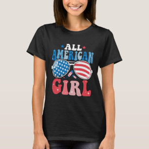 All American Girl Sungles 4th Of July Family Match T-Shirt