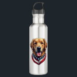 All American Golden Retriever Vintage Tee 4 710 Ml Water Bottle<br><div class="desc">All American Golden Retriever Vintage Tee 4</div>