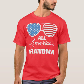 All American Grandma 4th of July Family Matching S T-Shirt