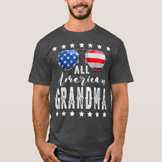All American Grandma 4th of July Sunglasses Family T-Shirt