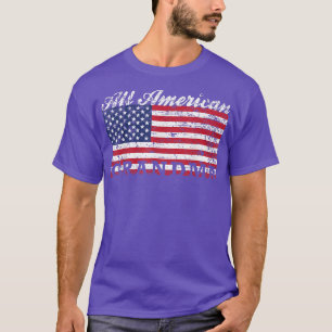 All American Grandma Flag , Cute 4th of July USA G T-Shirt